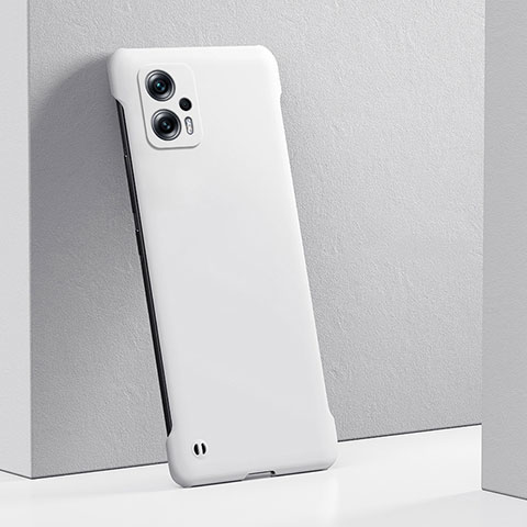 Custodia Plastica Rigida Cover Opaca YK5 per Xiaomi Poco X4 GT 5G Bianco