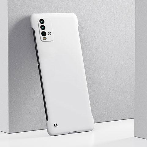 Custodia Plastica Rigida Cover Opaca YK5 per Xiaomi Redmi 9T 4G Bianco