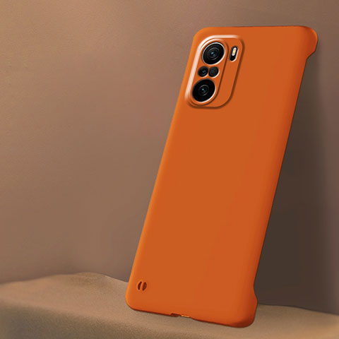 Custodia Plastica Rigida Cover Opaca YK5 per Xiaomi Redmi K40 5G Arancione