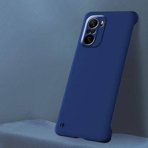 Custodia Plastica Rigida Cover Opaca YK5 per Xiaomi Redmi K40 5G Blu