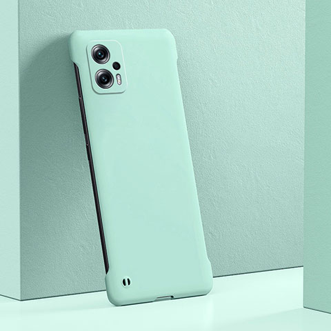 Custodia Plastica Rigida Cover Opaca YK5 per Xiaomi Redmi K50i 5G Ciano