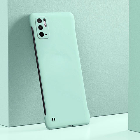 Custodia Plastica Rigida Cover Opaca YK5 per Xiaomi Redmi Note 11 SE 5G Ciano