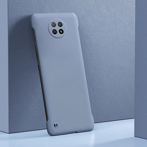 Custodia Plastica Rigida Cover Opaca YK5 per Xiaomi Redmi Note 9 5G Grigio Lavanda