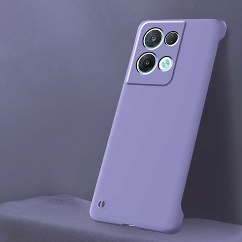 Custodia Plastica Rigida Cover Opaca YK6 per Oppo Reno9 Pro+ Plus 5G Viola