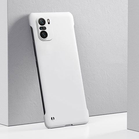 Custodia Plastica Rigida Cover Opaca YK6 per Xiaomi Poco F3 5G Bianco