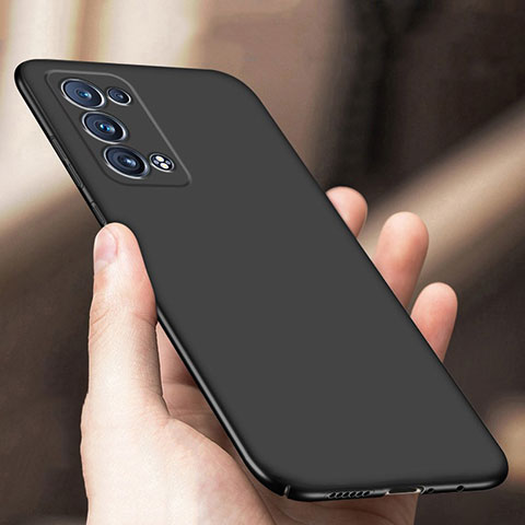 Custodia Plastica Rigida Cover Opaca YK7 per Oppo Reno6 Pro 5G Nero