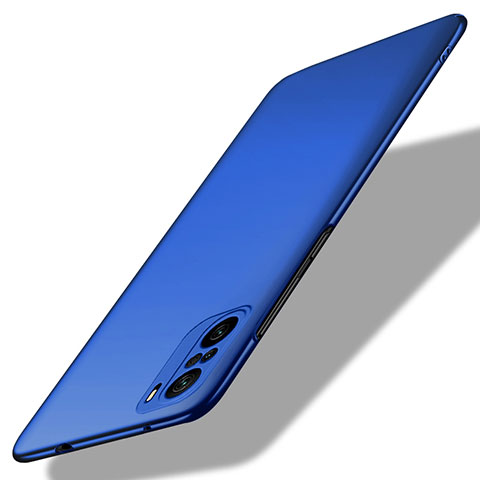 Custodia Plastica Rigida Cover Opaca YK7 per Xiaomi Redmi K40 5G Blu