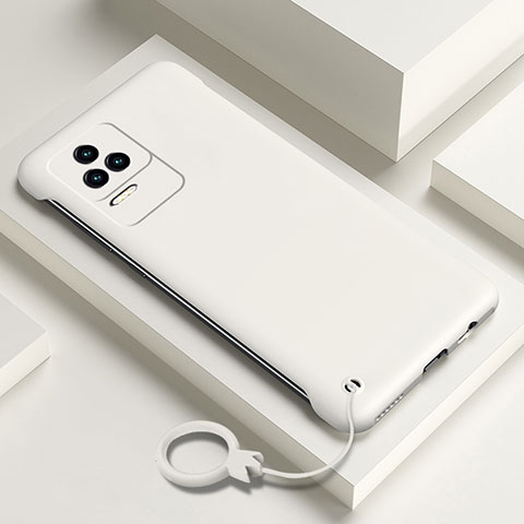 Custodia Plastica Rigida Cover Opaca YK8 per Xiaomi Poco F4 5G Bianco