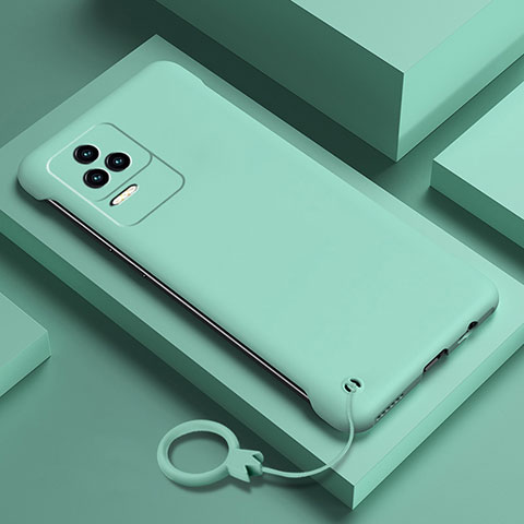 Custodia Plastica Rigida Cover Opaca YK8 per Xiaomi Poco F4 5G Ciano