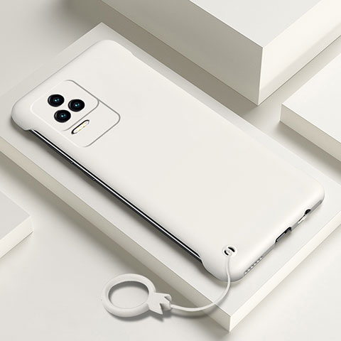 Custodia Plastica Rigida Cover Opaca YK8 per Xiaomi Redmi K40S 5G Bianco