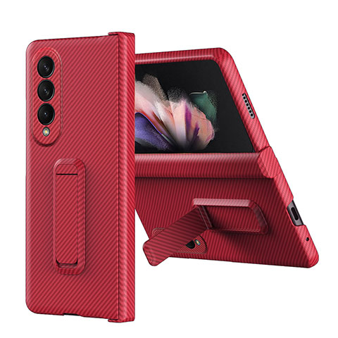 Custodia Plastica Rigida Cover Opaca ZL1 per Samsung Galaxy Z Fold4 5G Rosso