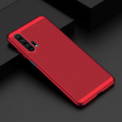 Custodia Plastica Rigida Cover Perforato W01 per Huawei Honor 20 Pro Rosso