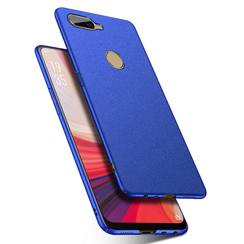 Custodia Plastica Rigida Cover Sabbie Mobili per Oppo AX7 Blu