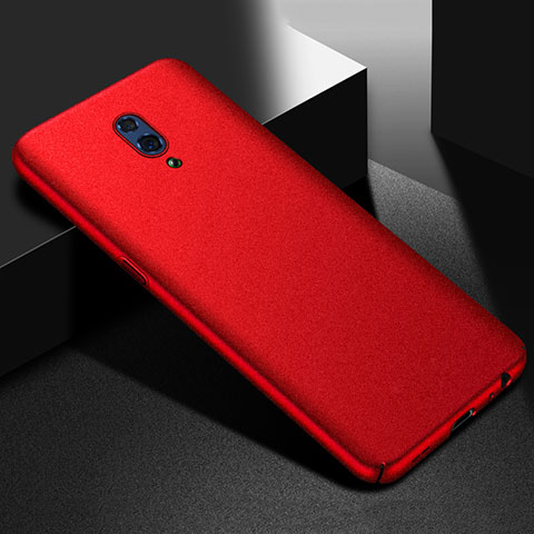 Custodia Plastica Rigida Cover Sabbie Mobili per Oppo Reno Rosso