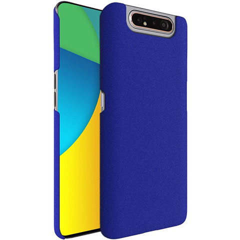 Custodia Plastica Rigida Cover Sabbie Mobili per Samsung Galaxy A90 4G Blu