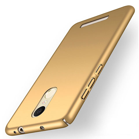 Custodia Plastica Rigida Opaca M01 per Xiaomi Redmi Note 3 Oro