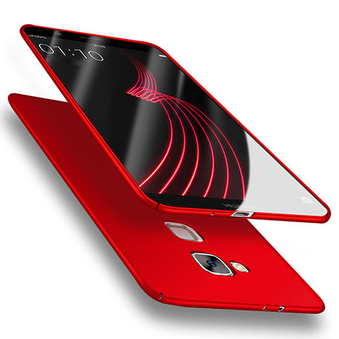 Custodia Plastica Rigida Opaca M02 per Huawei Mate 7 Rosso