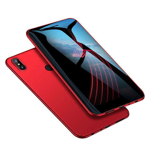 Custodia Plastica Rigida Opaca M02 per Xiaomi Redmi Note 5 Rosso