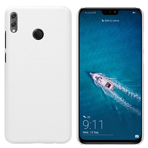 Custodia Plastica Rigida Opaca per Huawei Honor V10 Lite Bianco