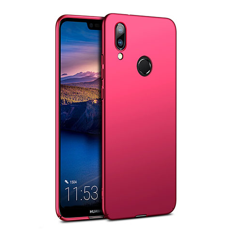 Custodia Plastica Rigida Opaca per Huawei Nova 3e Rosso