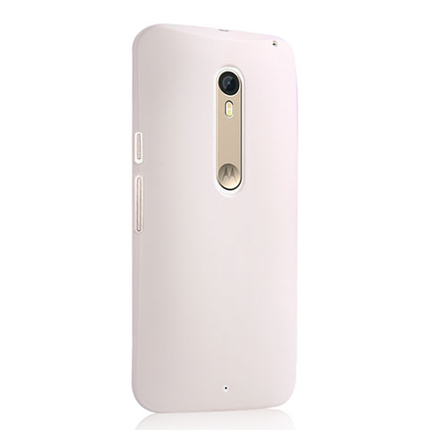 Custodia Plastica Rigida Opaca per Motorola Moto X Style Bianco