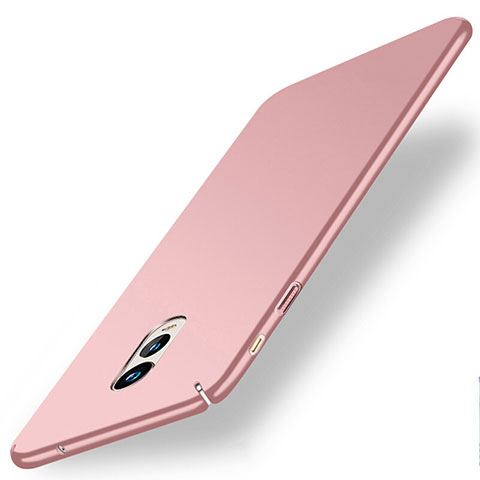 Custodia Plastica Rigida Opaca per Samsung Galaxy C7 (2017) Oro Rosa