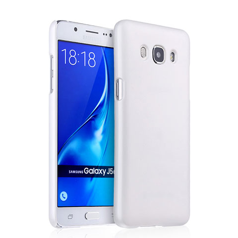 Custodia Plastica Rigida Opaca per Samsung Galaxy J5 (2016) J510FN J5108 Bianco