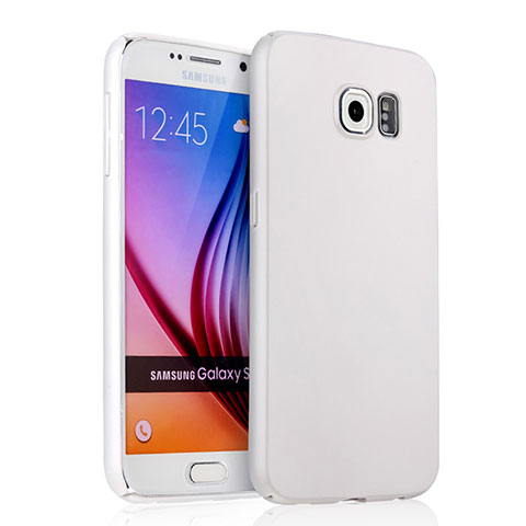 Custodia Plastica Rigida Opaca per Samsung Galaxy S6 SM-G920 Bianco