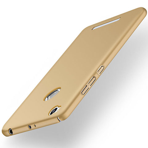 Custodia Plastica Rigida Opaca per Xiaomi Redmi 3 High Edition Oro