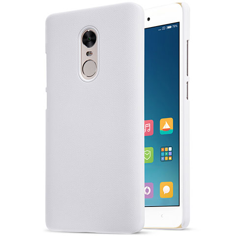 Custodia Plastica Rigida Perforato per Xiaomi Redmi Note 4 Standard Edition Bianco