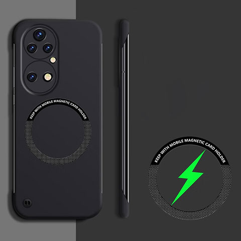 Custodia Plastica Rigida Senza Cornice Cover Opaca con Mag-Safe Magnetic per Huawei P50 Pro Nero