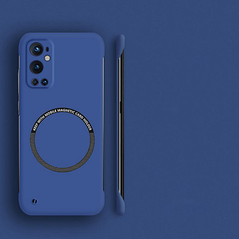 Custodia Plastica Rigida Senza Cornice Cover Opaca con Mag-Safe Magnetic per OnePlus 9 Pro 5G Blu