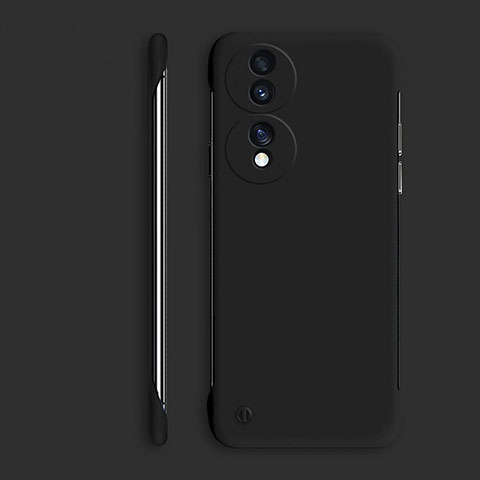 Custodia Plastica Rigida Senza Cornice Cover Opaca P01 per Huawei Honor 70 5G Nero