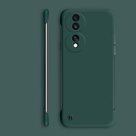 Custodia Plastica Rigida Senza Cornice Cover Opaca P01 per Huawei Honor 70 5G Verde