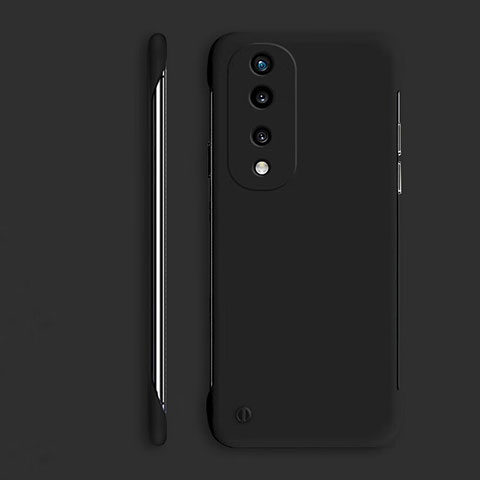 Custodia Plastica Rigida Senza Cornice Cover Opaca P01 per Huawei Honor 70 Pro 5G Nero