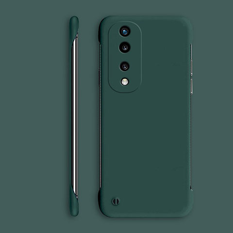 Custodia Plastica Rigida Senza Cornice Cover Opaca P01 per Huawei Honor 70 Pro 5G Verde Notte