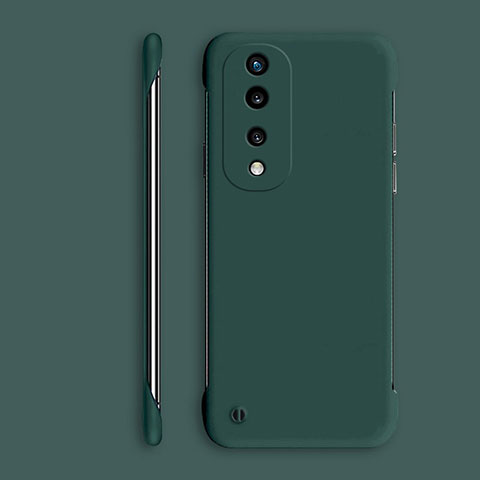 Custodia Plastica Rigida Senza Cornice Cover Opaca P01 per Huawei Honor 70 Pro+ Plus 5G Verde Notte