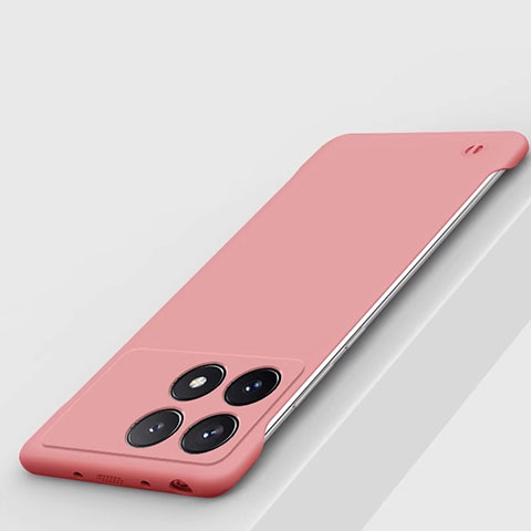 Custodia Plastica Rigida Senza Cornice Cover Opaca P01 per Xiaomi Redmi K70 Pro 5G Rosa