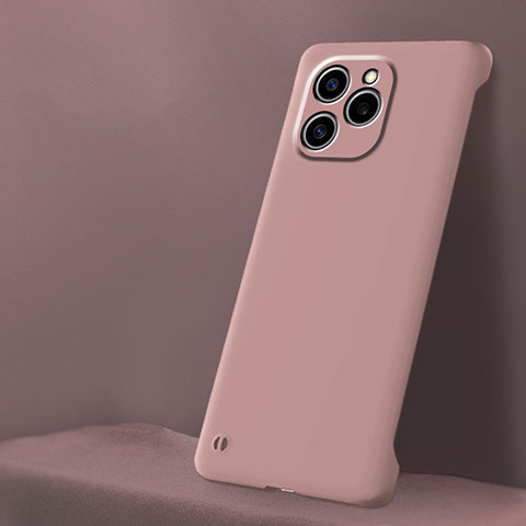 Custodia Plastica Rigida Senza Cornice Cover Opaca per Huawei Honor 60 SE 5G Rosa