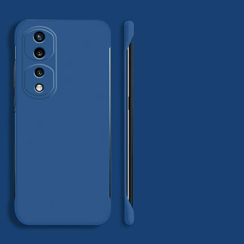 Custodia Plastica Rigida Senza Cornice Cover Opaca per Huawei Honor 80 Pro 5G Blu