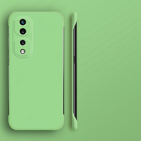 Custodia Plastica Rigida Senza Cornice Cover Opaca per Huawei Honor 80 Pro Flat 5G Verde Pastello