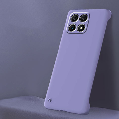 Custodia Plastica Rigida Senza Cornice Cover Opaca per Huawei Honor X30i Viola