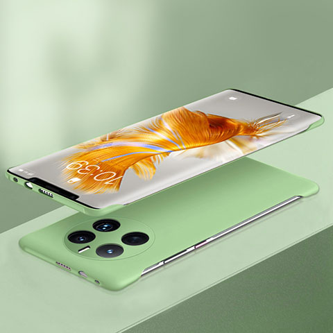 Custodia Plastica Rigida Senza Cornice Cover Opaca per Huawei Mate 50 Pro Verde Pastello