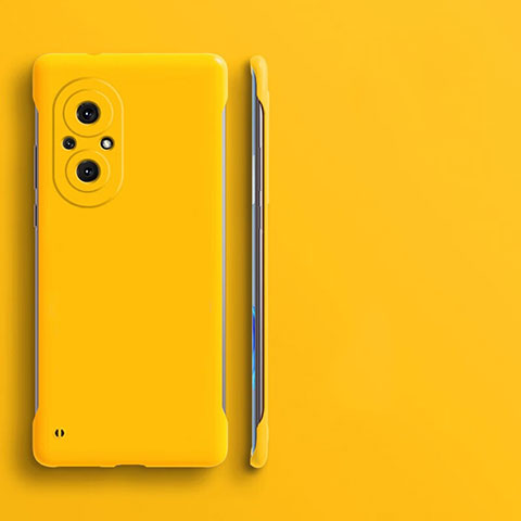 Custodia Plastica Rigida Senza Cornice Cover Opaca per Huawei Nova 9 SE Giallo