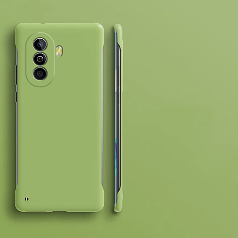 Custodia Plastica Rigida Senza Cornice Cover Opaca per Huawei Nova Y70 Verde Pastello