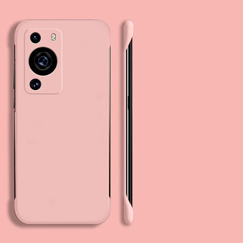 Custodia Plastica Rigida Senza Cornice Cover Opaca per Huawei P60 Pro Rosa