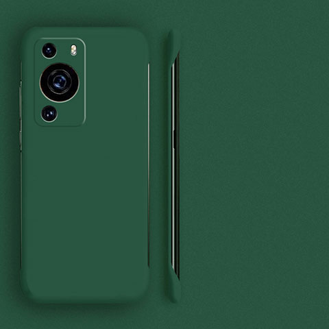 Custodia Plastica Rigida Senza Cornice Cover Opaca per Huawei P60 Pro Verde Notte