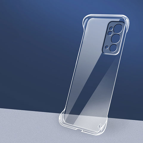 Custodia Plastica Rigida Senza Cornice Cover Opaca per OnePlus 9RT 5G Chiaro