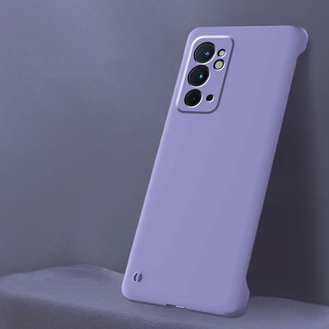 Custodia Plastica Rigida Senza Cornice Cover Opaca per OnePlus 9RT 5G Lavanda