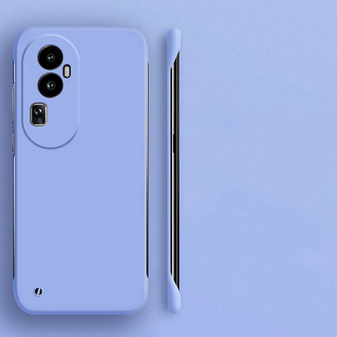 Custodia Plastica Rigida Senza Cornice Cover Opaca per Oppo Reno10 Pro+ Plus 5G Lavanda